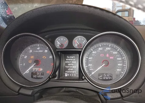 2009 Audi Tts 2.0T из США, поврежденный, VIN TRUUF38J491028332